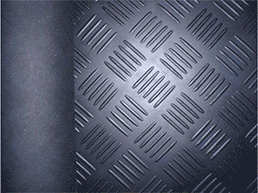 均勻條紋防滑絕緣膠墊，