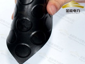 圓凸點(diǎn)防滑絕緣橡膠墊，